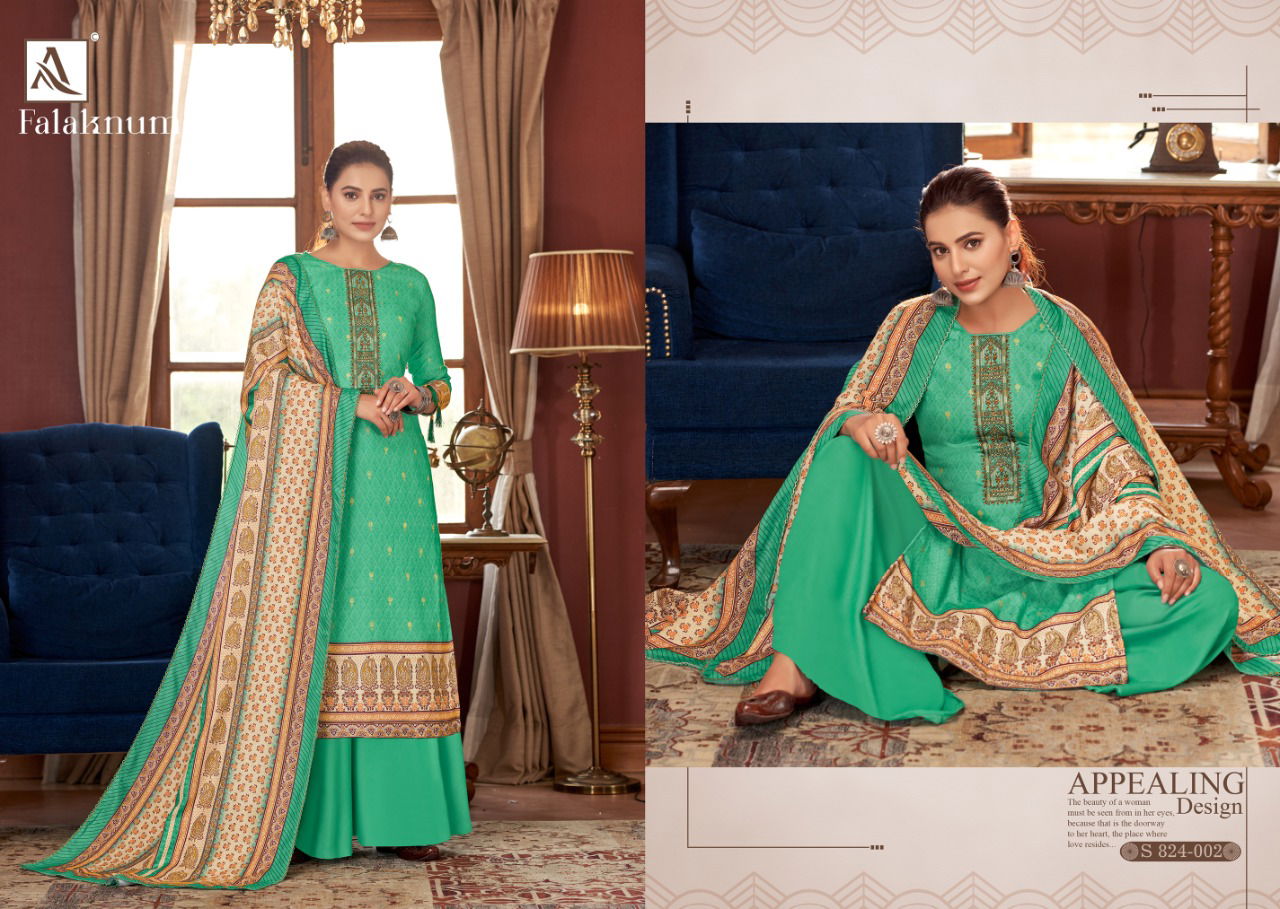 Alok Falaknuma Winter Casual Daily Wear Wool Printed Pashmina Collection